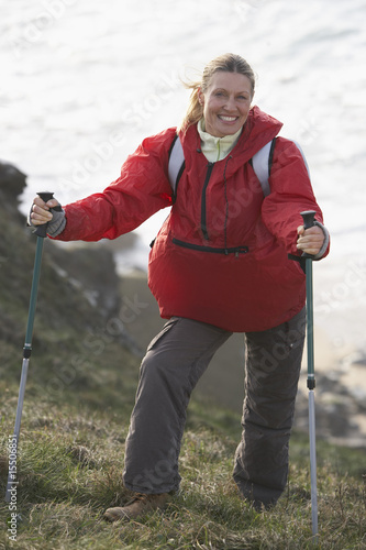 Photo: woman hiking woman hiking