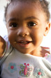 A Beautiful Afrrican American Baby smiling