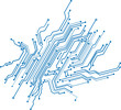 Platine (blau)