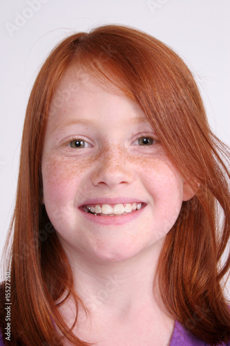 Photo: Happy redhead child Happy redhead child