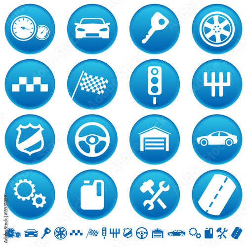 Vector: Auto icons Auto icons