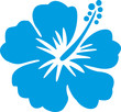 Hawaiiblume blau