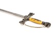 Hilt of decorative sword or dirk isolated