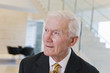 Senior executive in thoughtful portrait.
