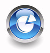 Graph glossy icon Graph glossy icon