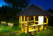 arbour in the summer night