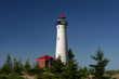Lighthouse and Pine Trees
