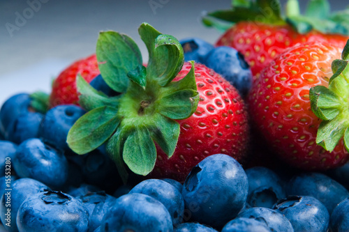 Photo: Strawberry and bluberry series Strawberry and bluberry series