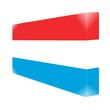 brique glassy avec drapeau luxembourg