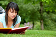 Young woman reading