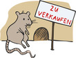 mauseloch zu verkaufen