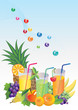 Fruit, juice and vitamins