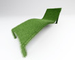 a relaxing garden in grass