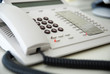ISDN Telefon in Aktion mit leuchtende Lampen