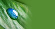 Eco Green Leaf with Water Drop Sky Eco Green Leaf with Water Drop Sky