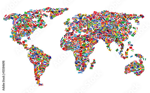 Illustration: Bandiere del mondo Bandiere del mondo