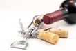 Korken, Rotwein und Korkenzieher