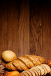 assortment of baked bread
