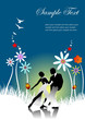 Summer blue background. Vector illustration Summer blue background. Vector illustration