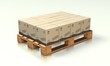 Europalette mit Kartons 03 - Logistik