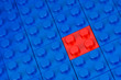 Noppen-Bauklötze rot und blau