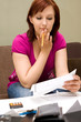 Photo en ligne au meilleur prix Woman with bills