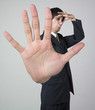 Photo: businessman grande main stop néfaste businessman grande main stop néfaste