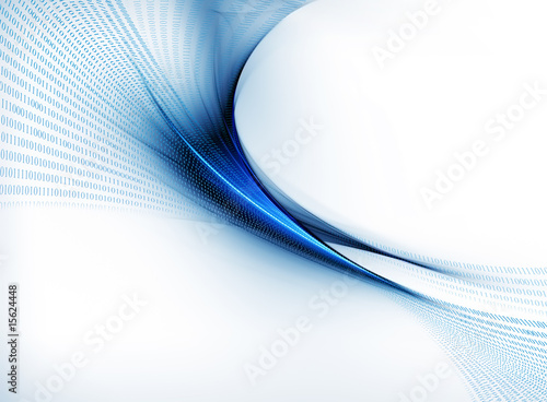 Illustrazione: binary code data flow, communication, binary code data flow, communication,