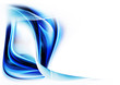 blue wavy motion