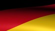 Waving Flag of Germany. Loopable.