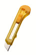 Box cutter isolated over white background