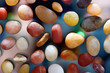 Colorful stones background