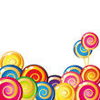 Border of lollipop.