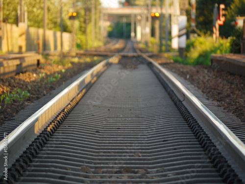 Foto: Eisenbahnschienen Eisenbahnschienen