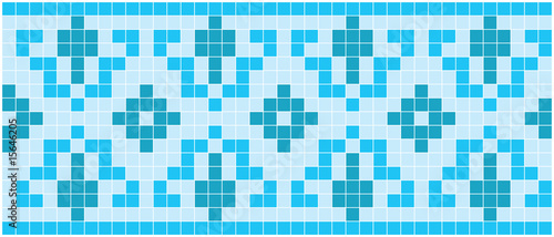 Vector: Blue Mosaic Blue Mosaic