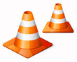 Two traffic cones