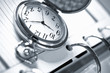 Foto: agenda and pocket watch agenda and pocket watch