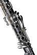 Clarinet Isolated Close On White