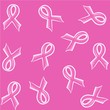 vector illustration of pattern of pink Support Ribbon