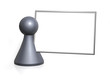 Figur mit Karte