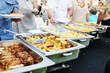 buffet food people