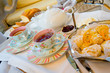 Afternoon tea on verandah Afternoon tea on verandah