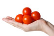 handful of red cherry tomatos
