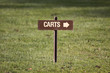Golf Cart Sign Golf Cart Sign