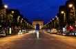 The Champs-ElysÃ©es by night
