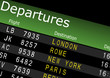 Airport Departures Board