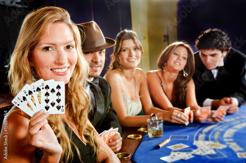 Photo: Poker players Poker players