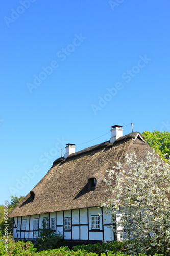 Foto: Haus,Reetdach,Fischerdorf Kopperby Arnis,Schleswig-Holstein Haus,Reetdach,Fischerdorf Kopperby Arnis,Schleswig-Holstein