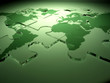 map of the world with transparent puzzle piece