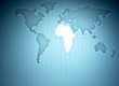 Map of the world highlighting Africa